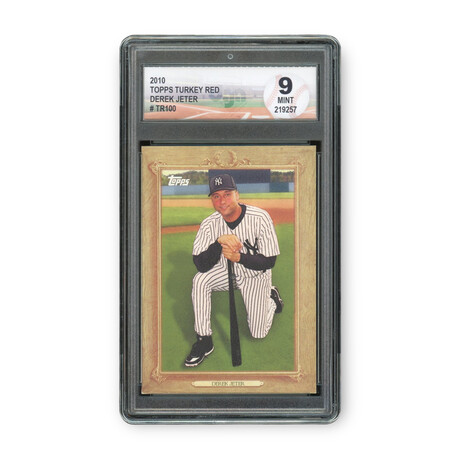 Derek Jeter // 2010 Topps Turkey Red // DGA 9 Mint
