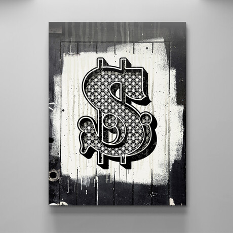 Dollar Sign (12"W x 18"H x 1.5"D)