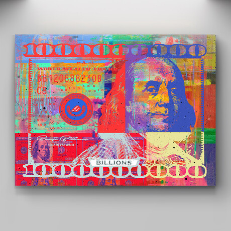 Benji Billions (18"W x 12"H x 1.5"D)
