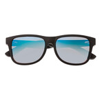 Men's Solana Sunglasses // Brown Frame + Blue Lens