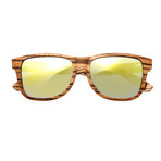 Men's Solana Sunglasses // Brown Frame + Green Lens