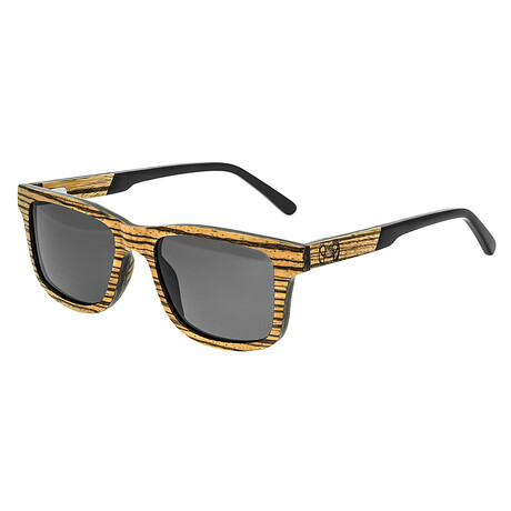 Men's Tide Sunglasses // Brown Frame + Black Lens