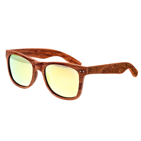 Men's Cape Cod Sunglasses // Red Frame + Orange Lens