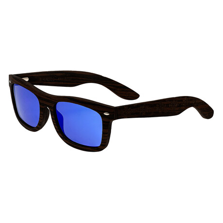 Men's Maya Sunglasses // Brown Frame + Blue Lens