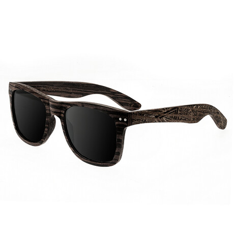 Men's Cape Cod Sunglasses // Black Frame + Black Lens