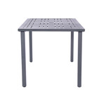 Nusa Rectangle Slat Top Outdoor Dining Table // 33" x 62"