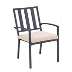 Nusa Ladder-Back Outdoor Armchair + Cushion // Set of 2