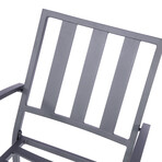 Nusa Ladder-Back Outdoor Armchair + Cushion // Set of 2