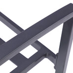 Nusa Slat-Back Outdoor Armchair + Cushion // Set of 2