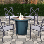 Nusa X-Back Outdoor Armchair + Cushion // Set of 2