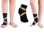 Unisex Copper-Infused Compression Ankle Sleeve