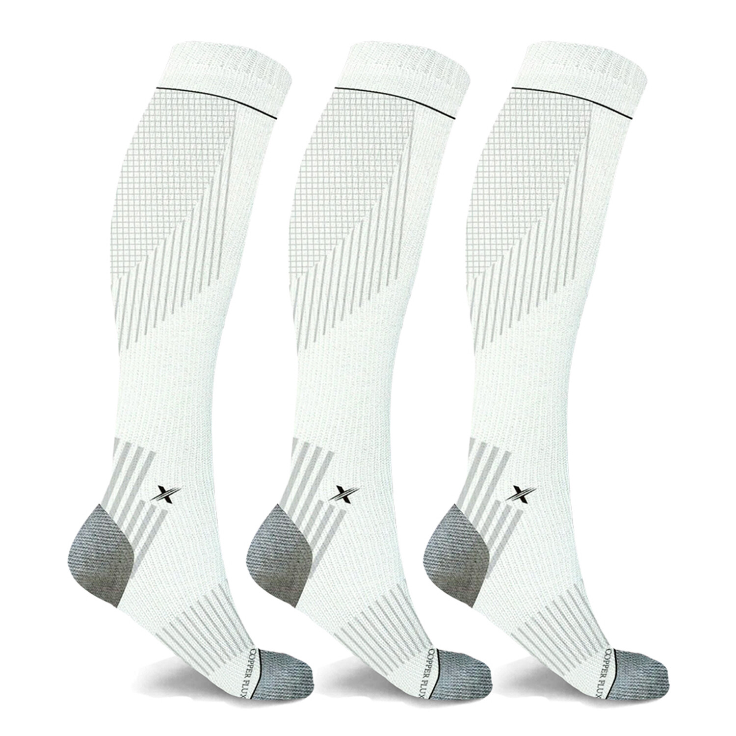 TARGETED PAIN RELIEF KNEE-HIGH COMPRESSION SOCKS (6-PAIRS) – CopperFlux