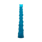 Sand By Christian Ghion Blue Pâte De Cristal Candlestick // Blue // Store Display