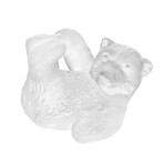 Mini Bear Pâte De Cristal Statue // White // Store Display