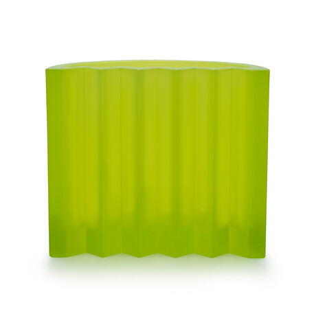 Zigzag Pâte De Cristal Vase // Green // Store Display