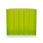 Zigzag Pâte De Cristal Vase // Green // Store Display