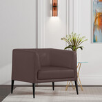 Matias Lounge Chair // Brown