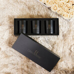 Candle Trio Gift Set // Black Velvet // Set of 3
