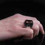 925 Sterling Silver Citrine Stone Ring // V3 (8)