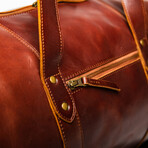 Leather Gym Bag 20" // Antique Brown