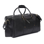 Leather Luggage Bag 20" // Black