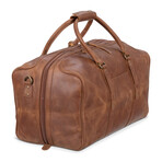 Leather Luggage Bag 20" // Distressed Brown