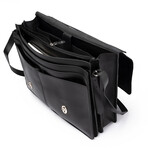 Complete Leather Briefcase 17" // Black