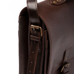 Complete Leather Briefcase // Antique Brown
