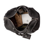 Woven Leather Duffle // Black Lining