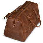 Tourist Leather Duffel Bag 21" // Distressed Brown
