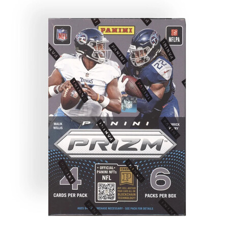 2022 Panini Prizm NFL Football Blaster Box // Chasing Rookies (Guardner, Pickens, Pickett, Hall, Hutchinson Etc.) // Sealed Box of Cards