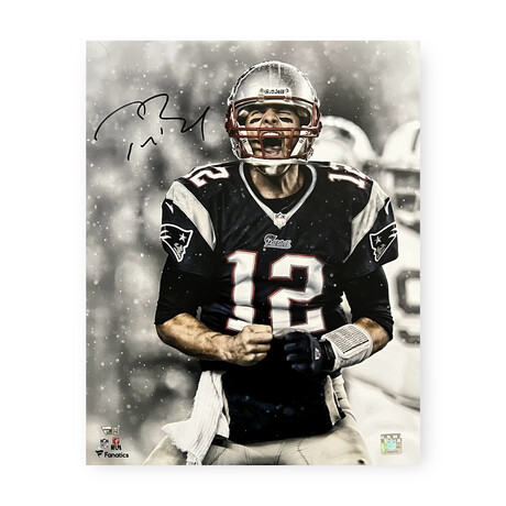 Tom Brady // New England Patriots // Autographed Photograph
