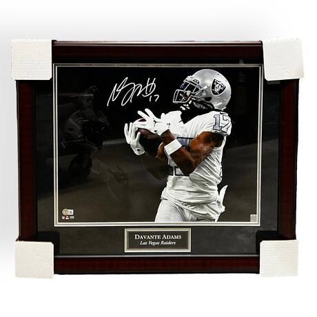 Davante Adams // Las Vegas Raiders // Autographed Photograph + Framed - NFL  Collectibles - Touch of Modern