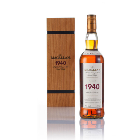 Fine & Rare 1940 Vintage Single Malt Scotch // 700 ml