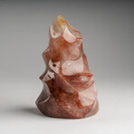 Genuine Polished Strawberry Quartz Flame // 1.96lb