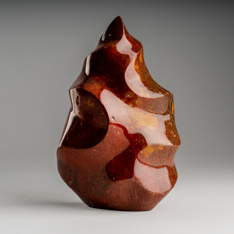 Genuine Polished Red Jasper Flame // 3.55lb
