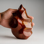 Genuine Polished Red Jasper Flame // 3.55lb