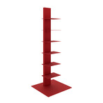 Sapiens Bookcase Tower // 38" // Red