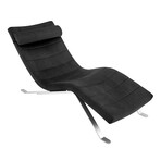 Gilda Lounge Chair // Black Velvet