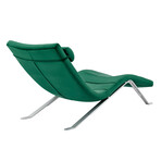 Gilda Lounge Chair // Green Velvet