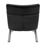 Gilda Lounge Chair // Black Velvet