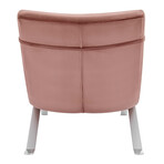 Gilda Lounge Chair // Rose Velvet