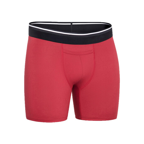 Standard Fit Boxer Briefs // Crimson (XS)