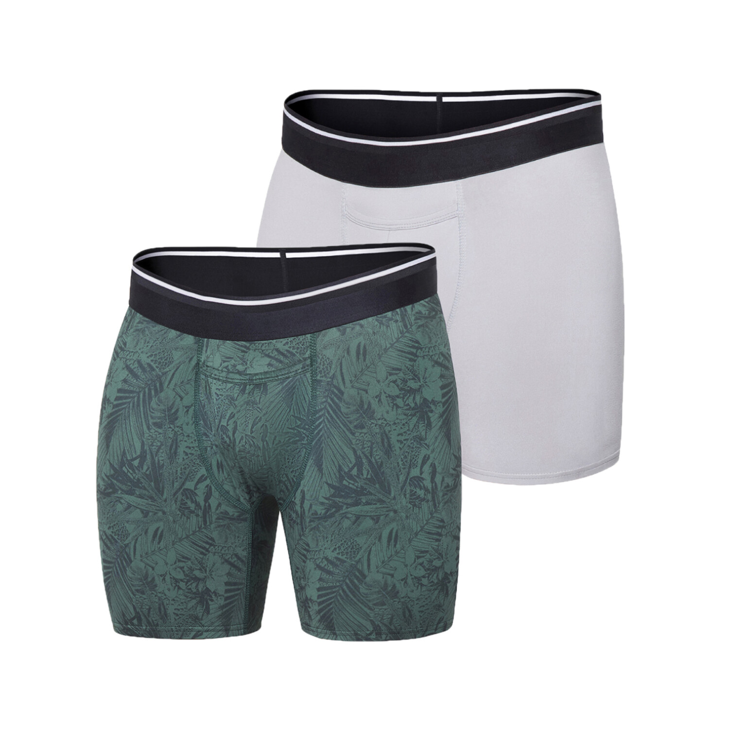 Standard Fit Boxer Briefs // Pack of 2 // Rainforest + Light Gray (2XL) - All  Citizens - Touch of Modern