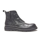 Handsome Heritage Zipper Deco Boots // Black (Men's Euro 38)