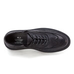 Tough Duty Wingtip Nubuck Sneakers // Black (Men's Euro 38)