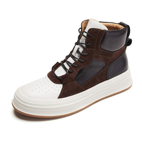 All Inclusive High Top Sneakers // Brown (Men's Euro 44)