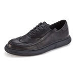 Tough Duty Wingtip Nubuck Sneakers // Black (Men's Euro 38)