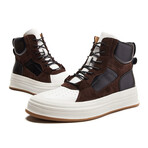 All Inclusive High Top Sneakers // Brown (Men's Euro 44)