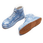 Denim High Top Sneakers // Blue (Men's Euro 38)